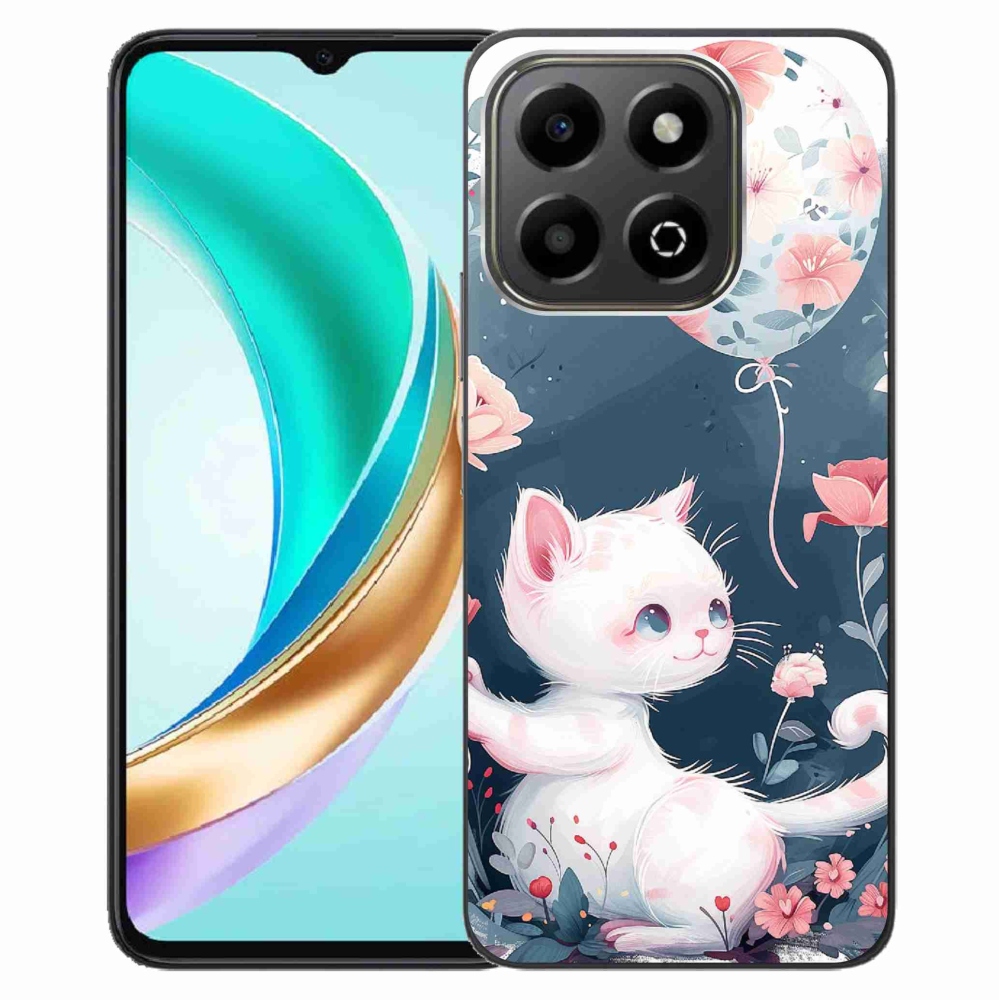 Gelový kryt mmCase na Honor X6b - kotě s balónkem
