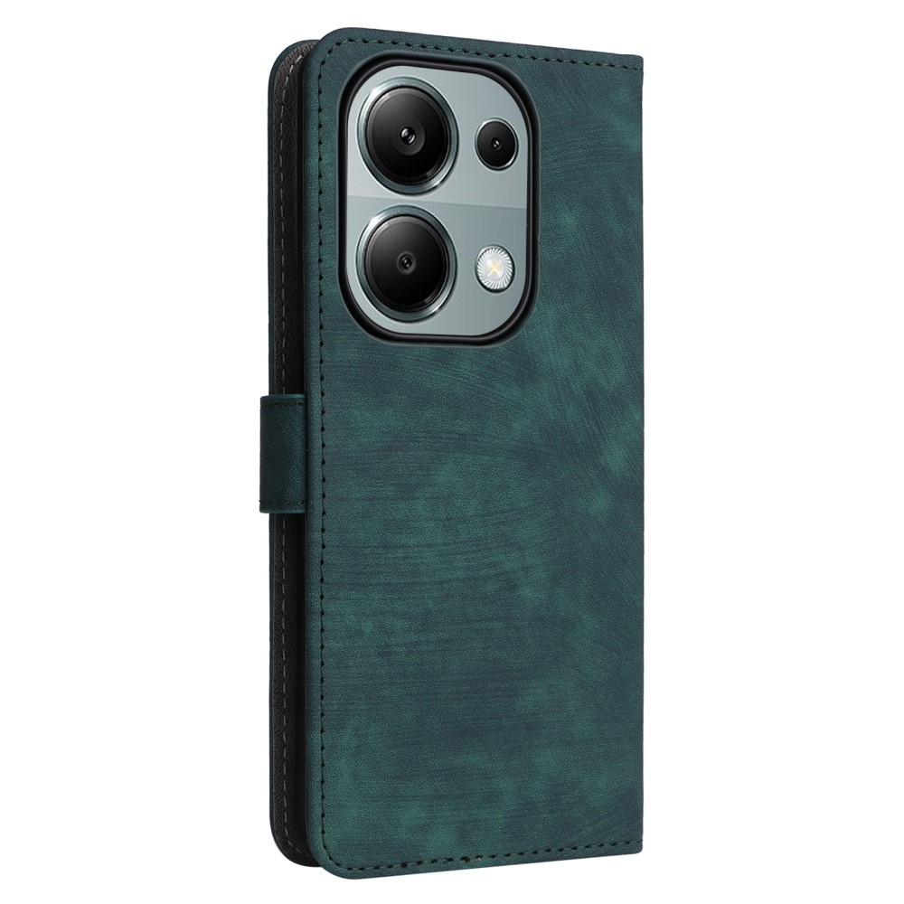 RFID knížkové pouzdro na Xiaomi Redmi Note 14S/Note 13 Pro 4G/Poco M6 Pro - zelené