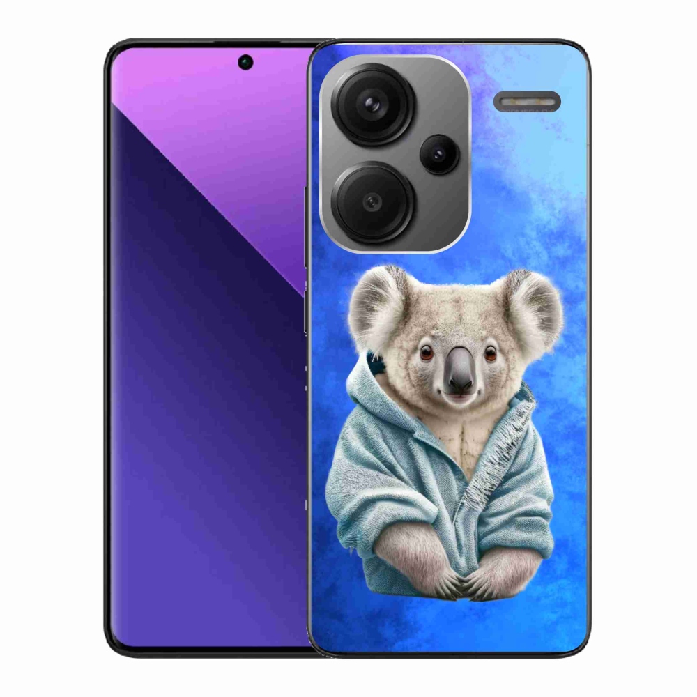 Gelový kryt mmCase na Xiaomi Redmi Note 13 Pro+ 5G - koala ve svetru