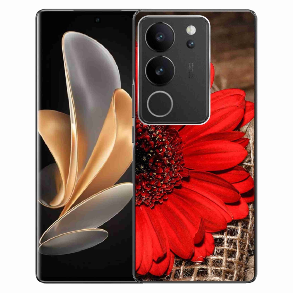Gelový kryt mmCase na Vivo V29 5G - gerbera