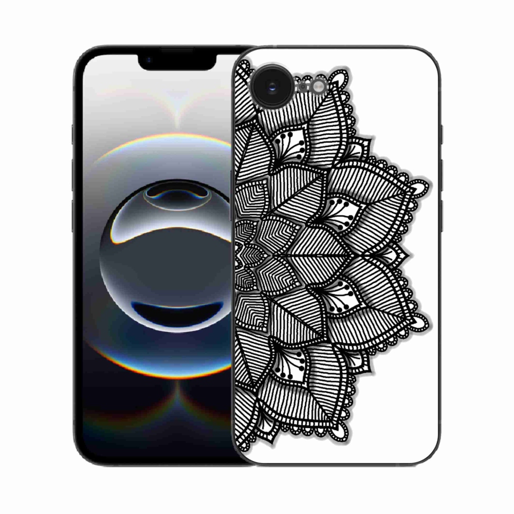 Gelový kryt mmCase na iPhone 16e - mandala