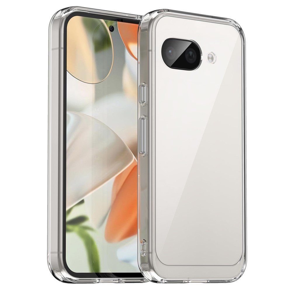 Gelový obal s pevnými zády na Google Pixel 9a - průhledný