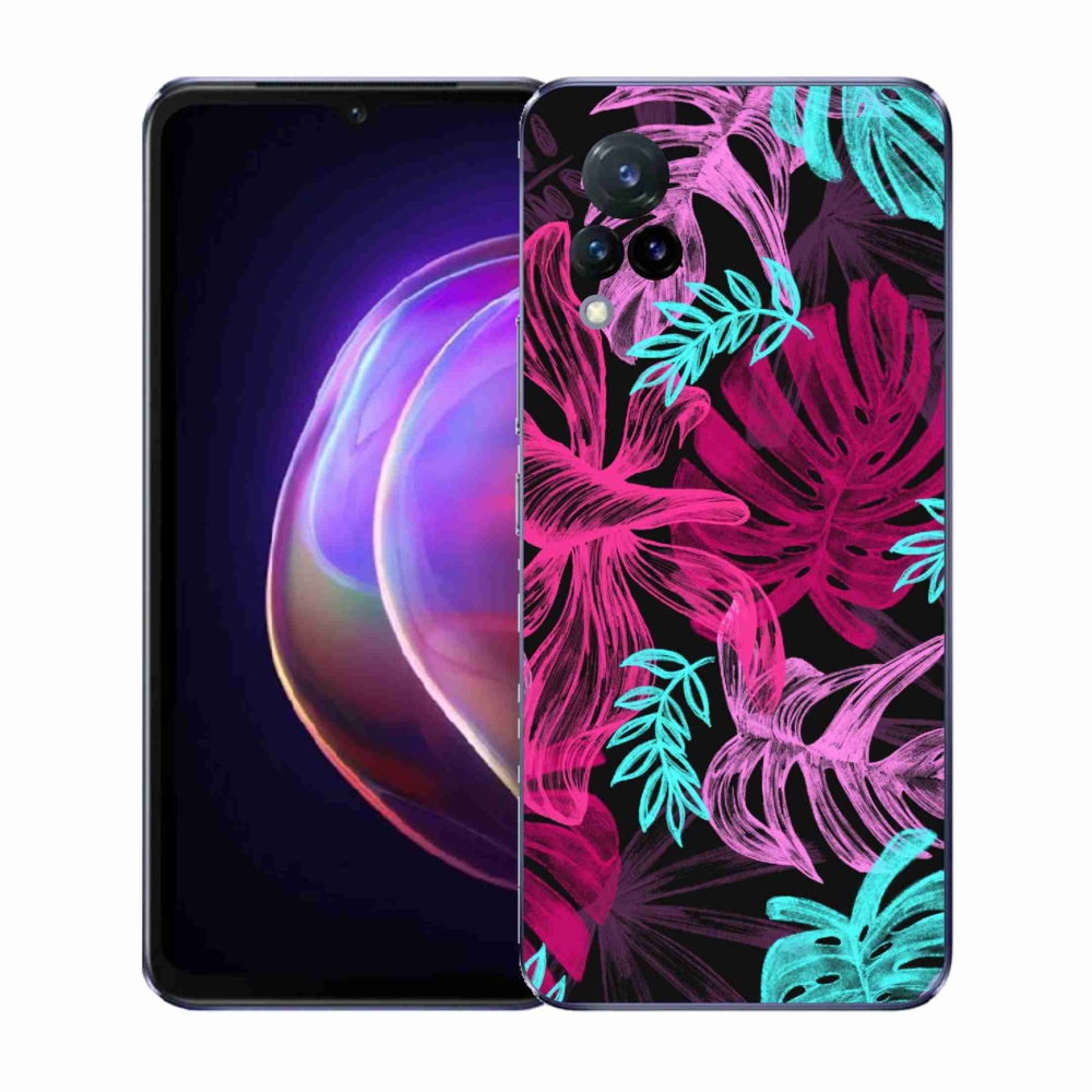 Gelový kryt mmCase na Vivo V21 4G/5G - květiny 1