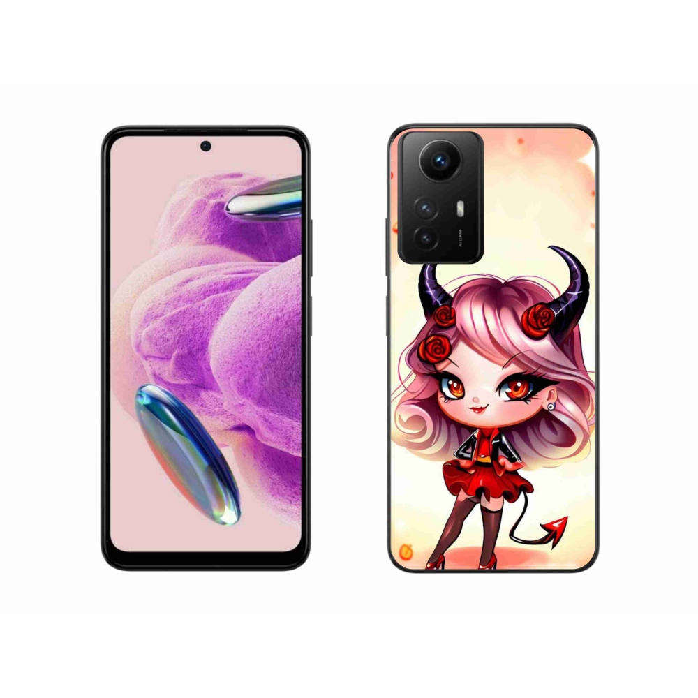 Gelový kryt mmCase na Xiaomi Redmi Note 12S - kreslená čertice