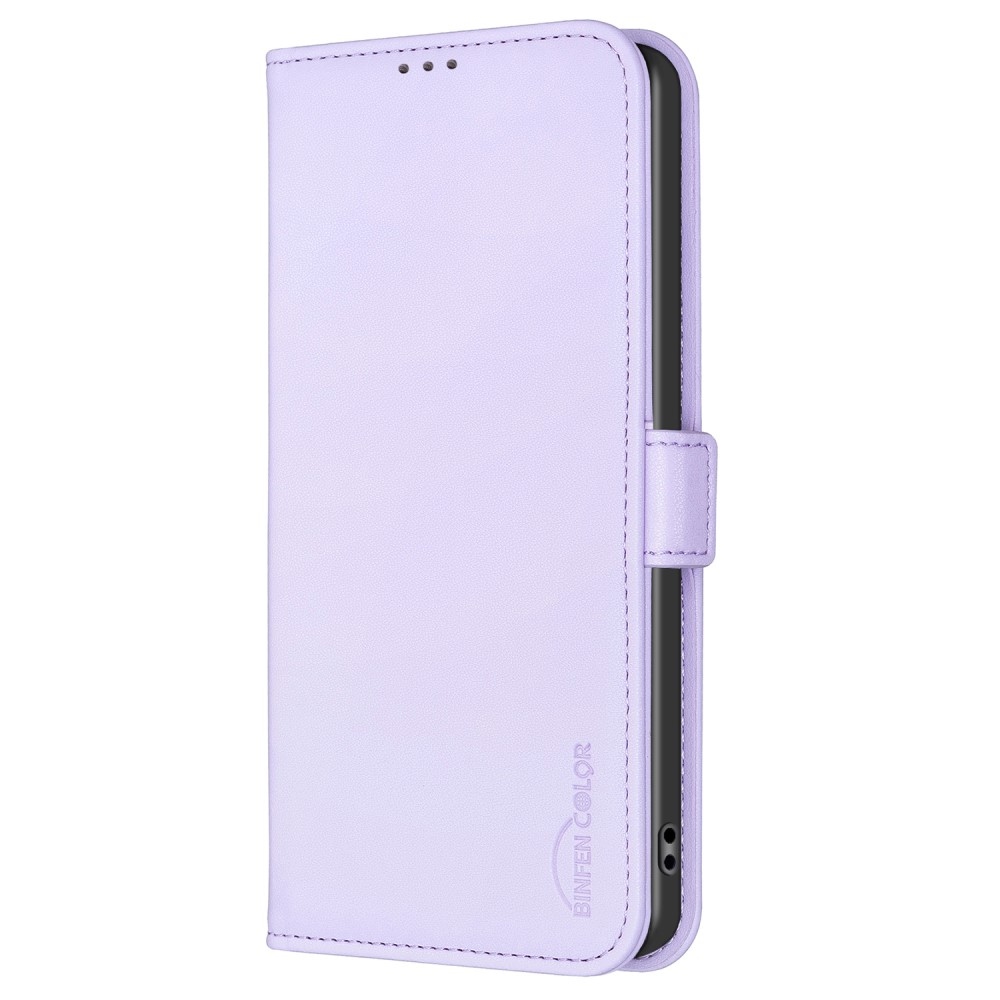 BNF knížkové pouzdro na Samsung Galaxy S24 FE - světlefialové