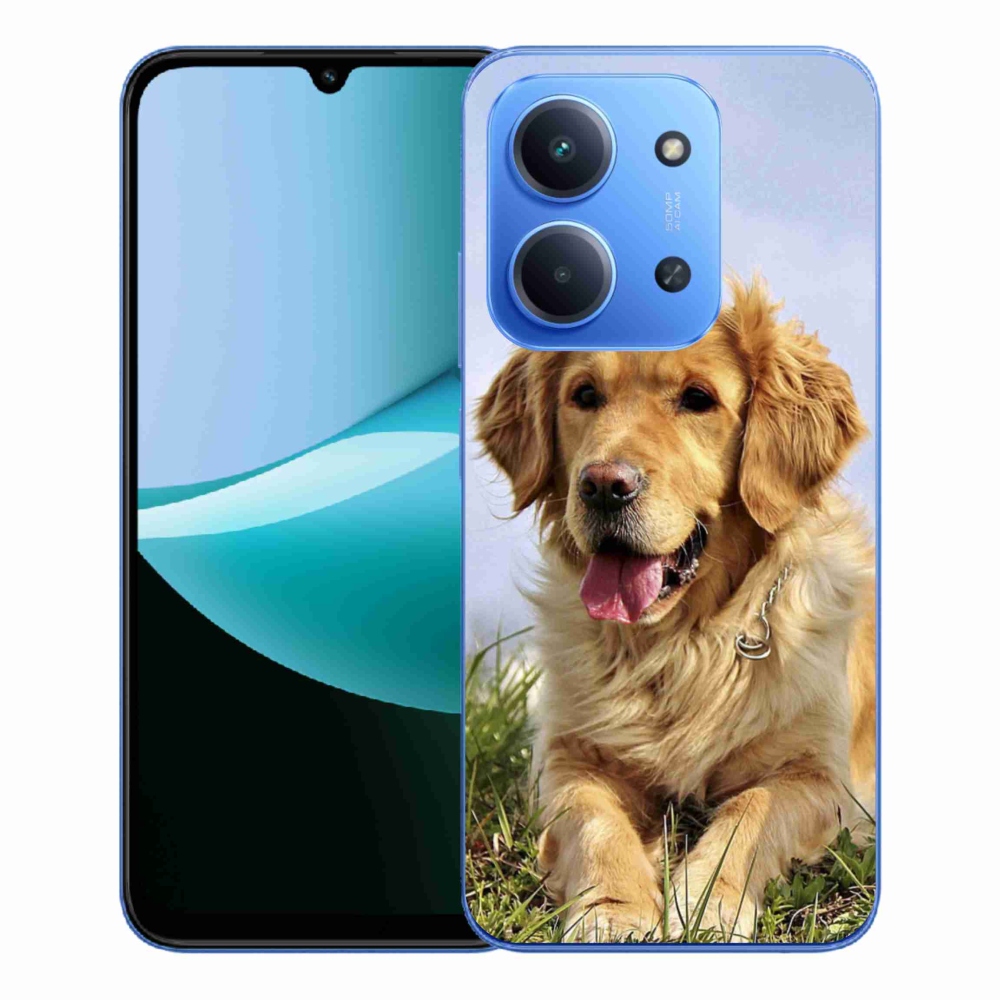Gelový kryt mmCase na Xiaomi Redmi 15C 4G/5G (173mm) - zlatý retrívr