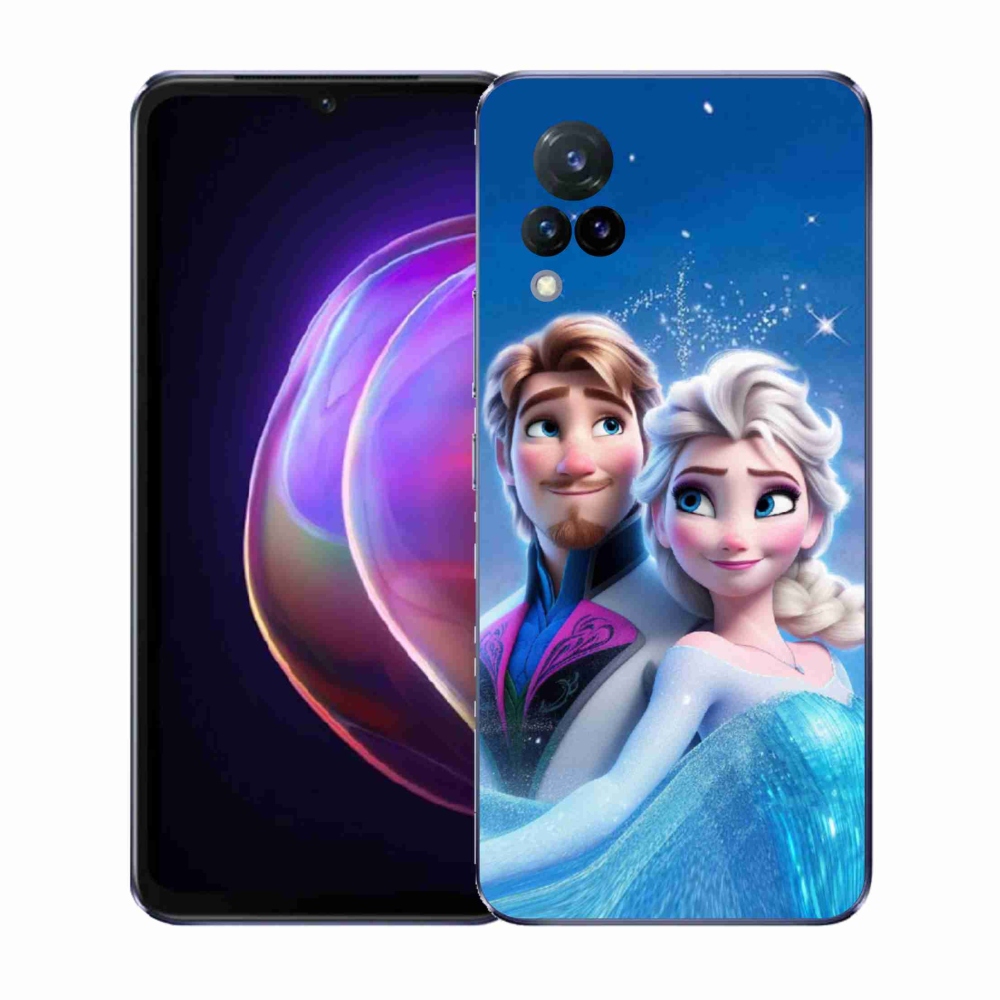 Gelový kryt mmCase na Vivo V21 4G/5G - ledové království 1