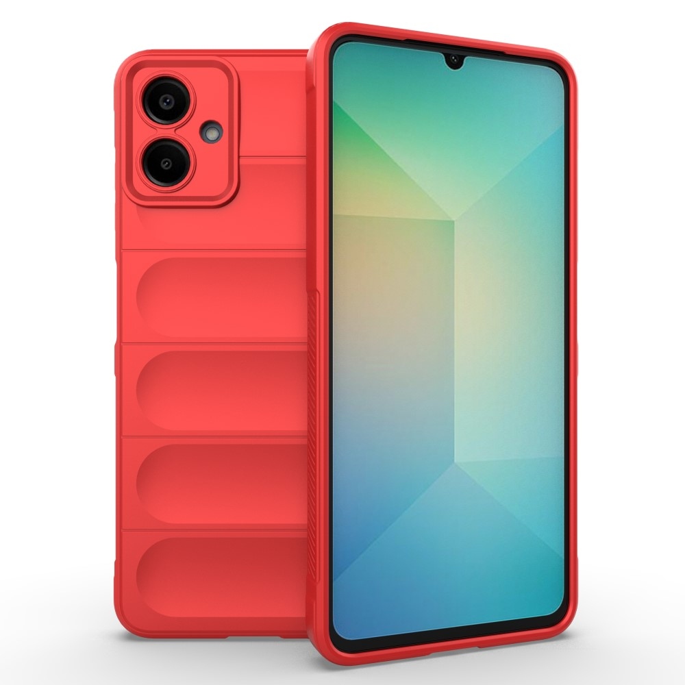 Rugg odolný gelový obal na Samsung Galaxy A06 4G - červený