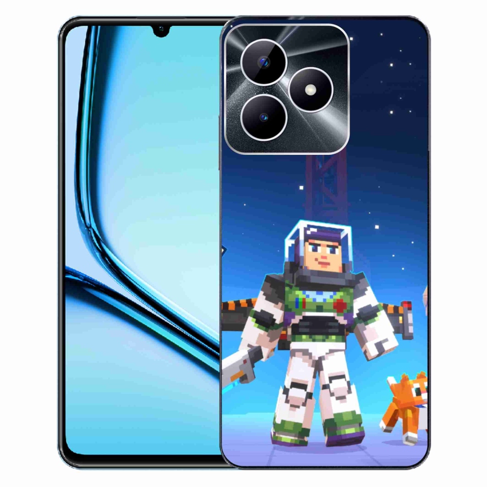 Gelový kryt mmCase na Realme Note 50 - minecraft 2