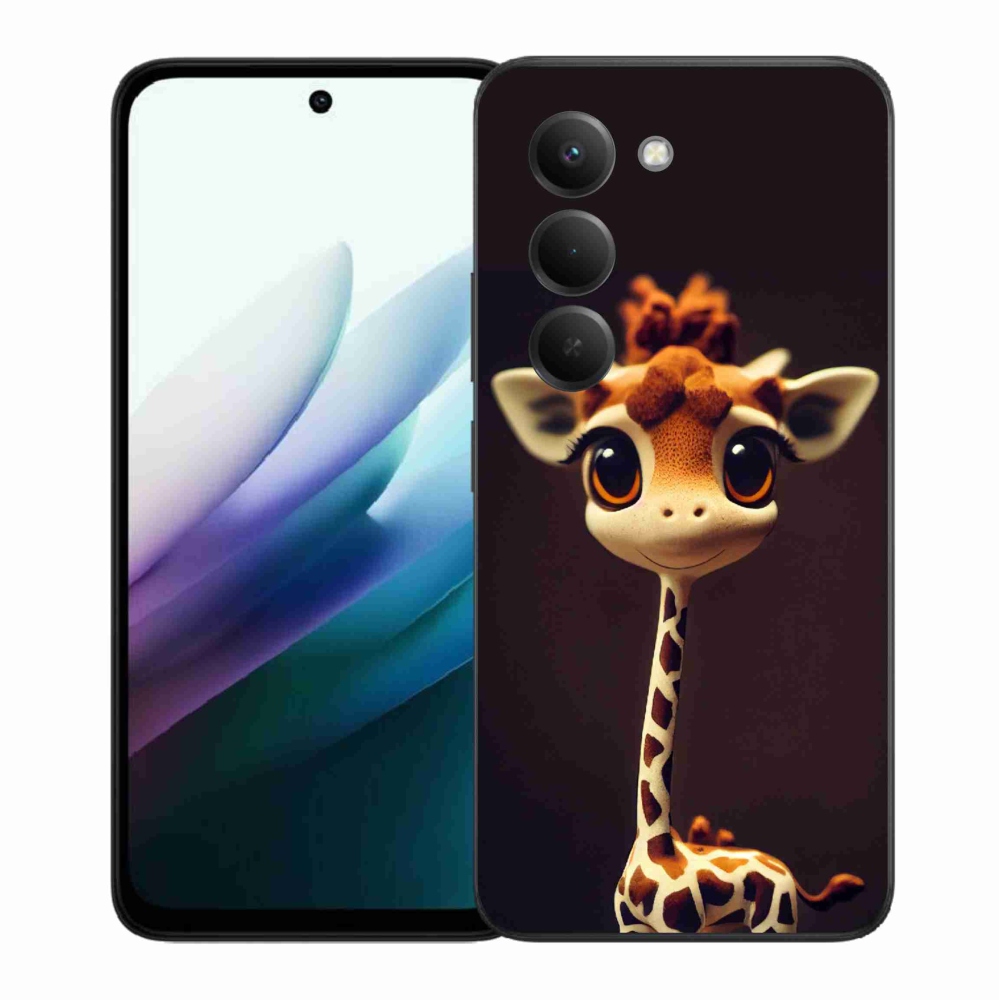 Gelový kryt mmCase na Xiaomi Redmi 15 4G/5G (171mm) - malá žirafa