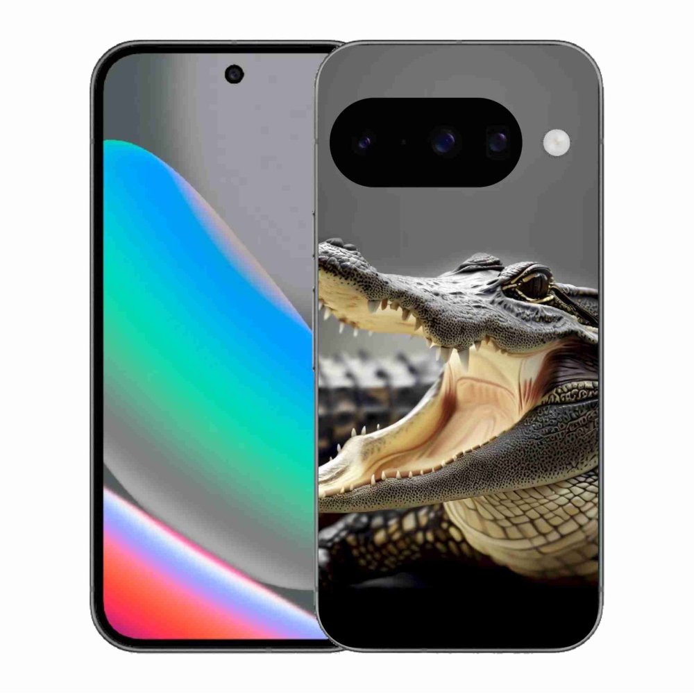 Gelový kryt mmCase na Google Pixel 10 - krokodýl