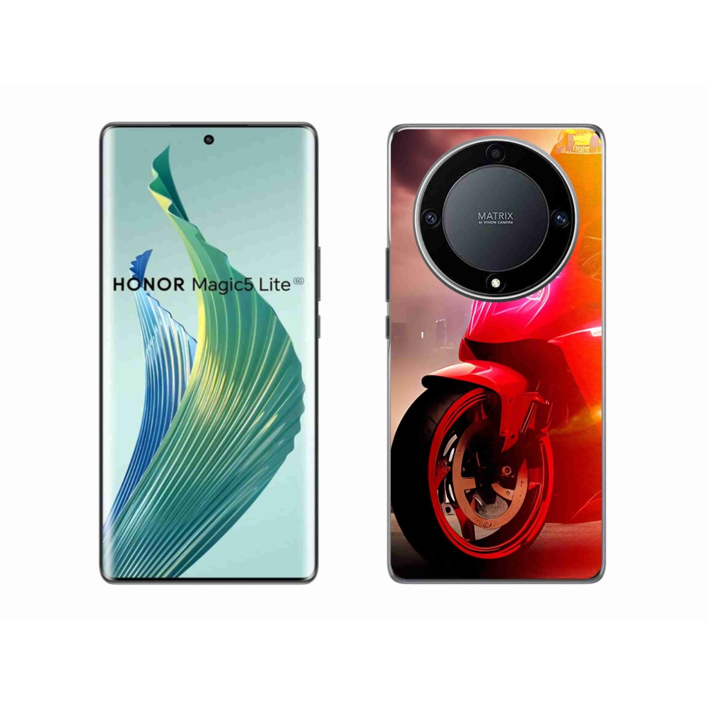 Gelový kryt mmCase na Honor Magic 5 Lite 5G - motorka