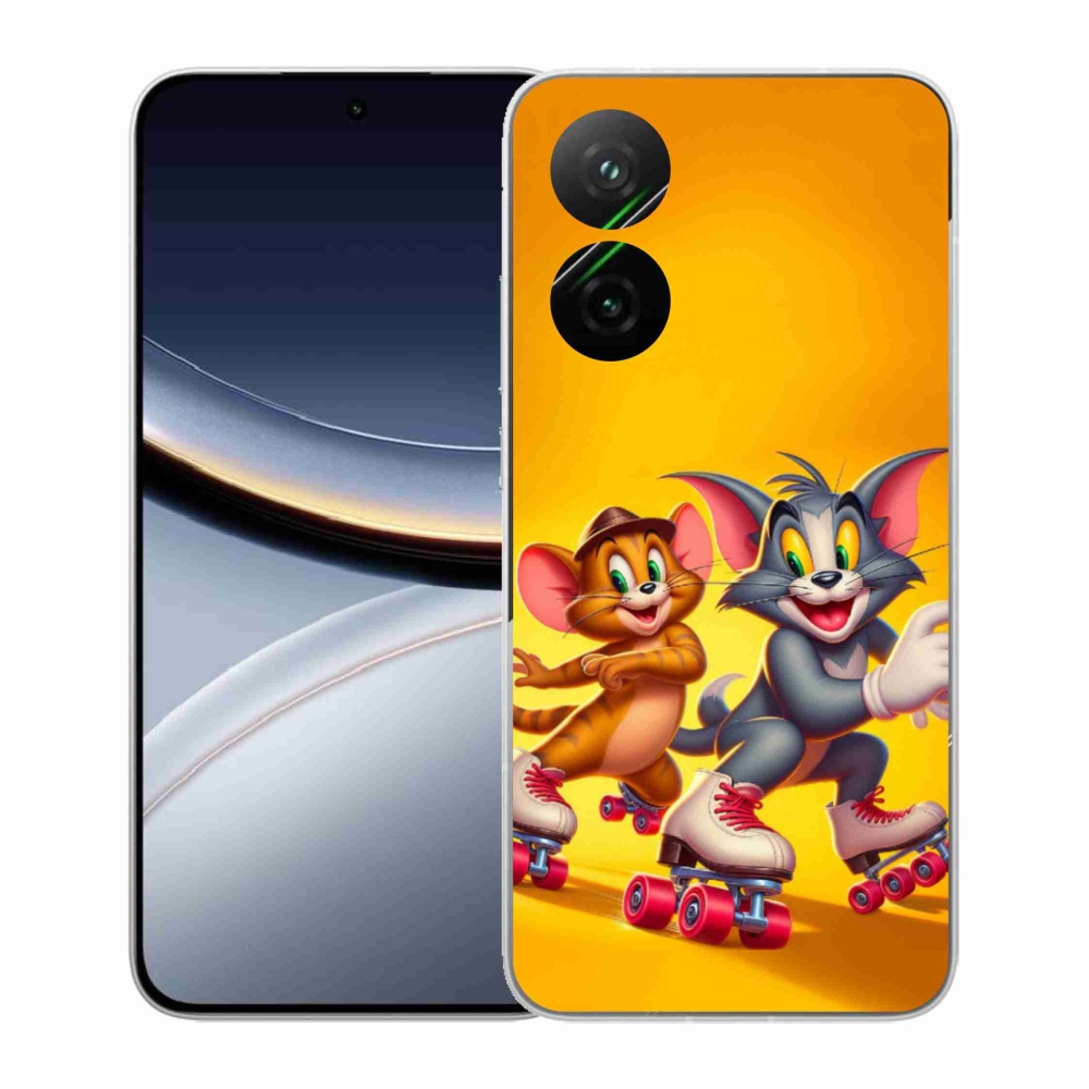 Gelový kryt mmCase na Xiaomi Poco F7 5G - tom a jerry