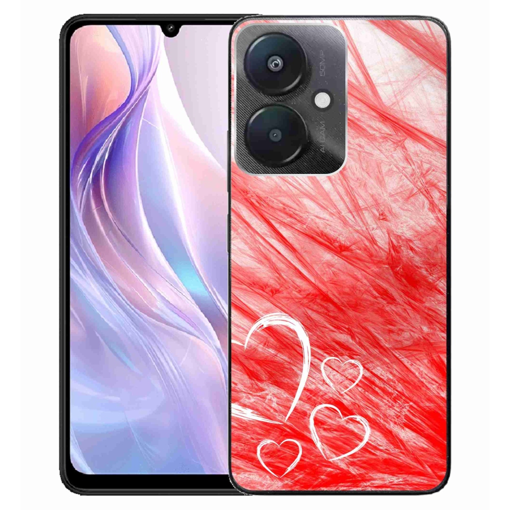 Gelový kryt mmCase na Xiaomi Redmi 13C 5G - heart