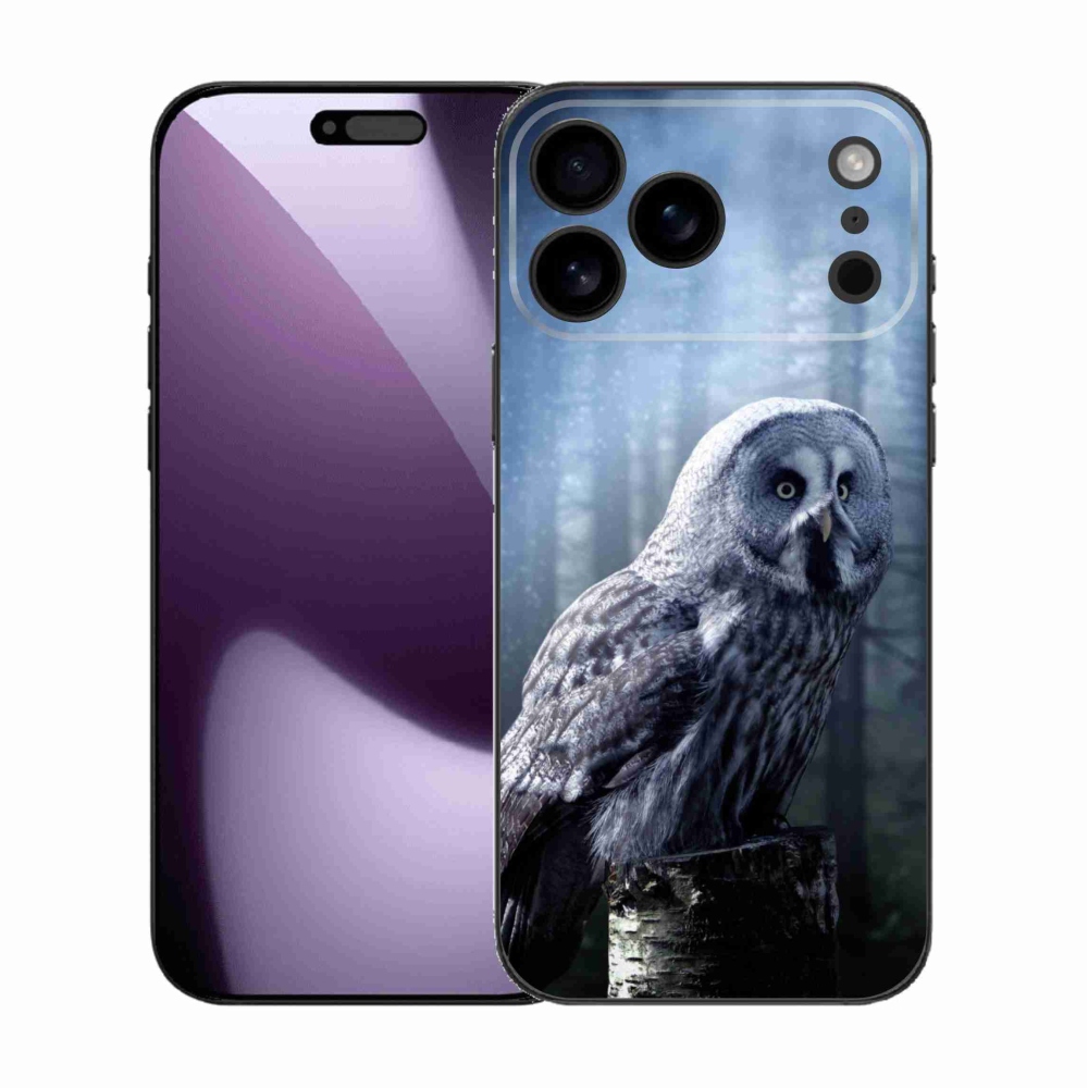 Gelový kryt mmCase na iPhone 17 Pro Max - sova