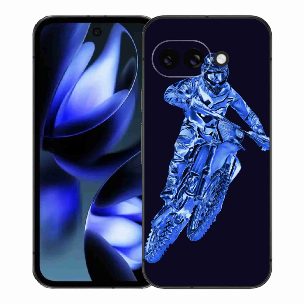 Gelový kryt mmCase na Google Pixel 9a - motocross 1
