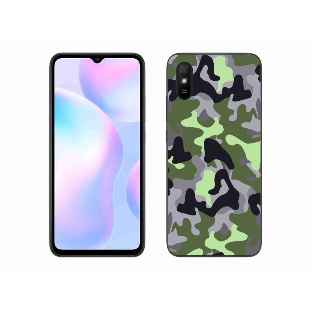 Gelový kryt mmCase na Xiaomi Redmi 9AT - maskáčový vzor 7
