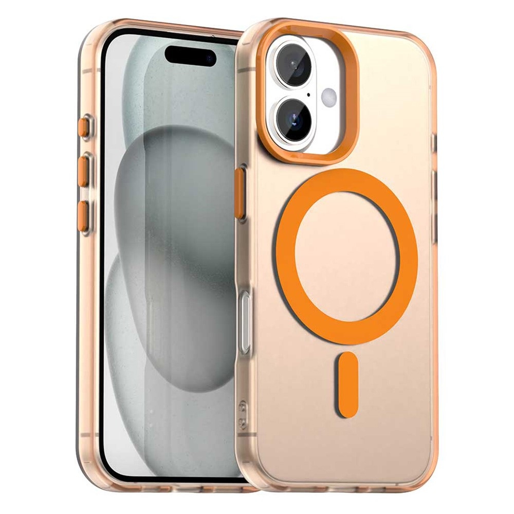 Candy gelový obal MagSafe pro iPhone 17 - oranžový