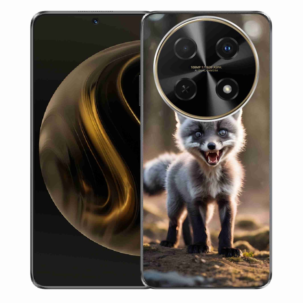 Gelový kryt mmCase na Huawei Nova 12i - rozzuřená liška