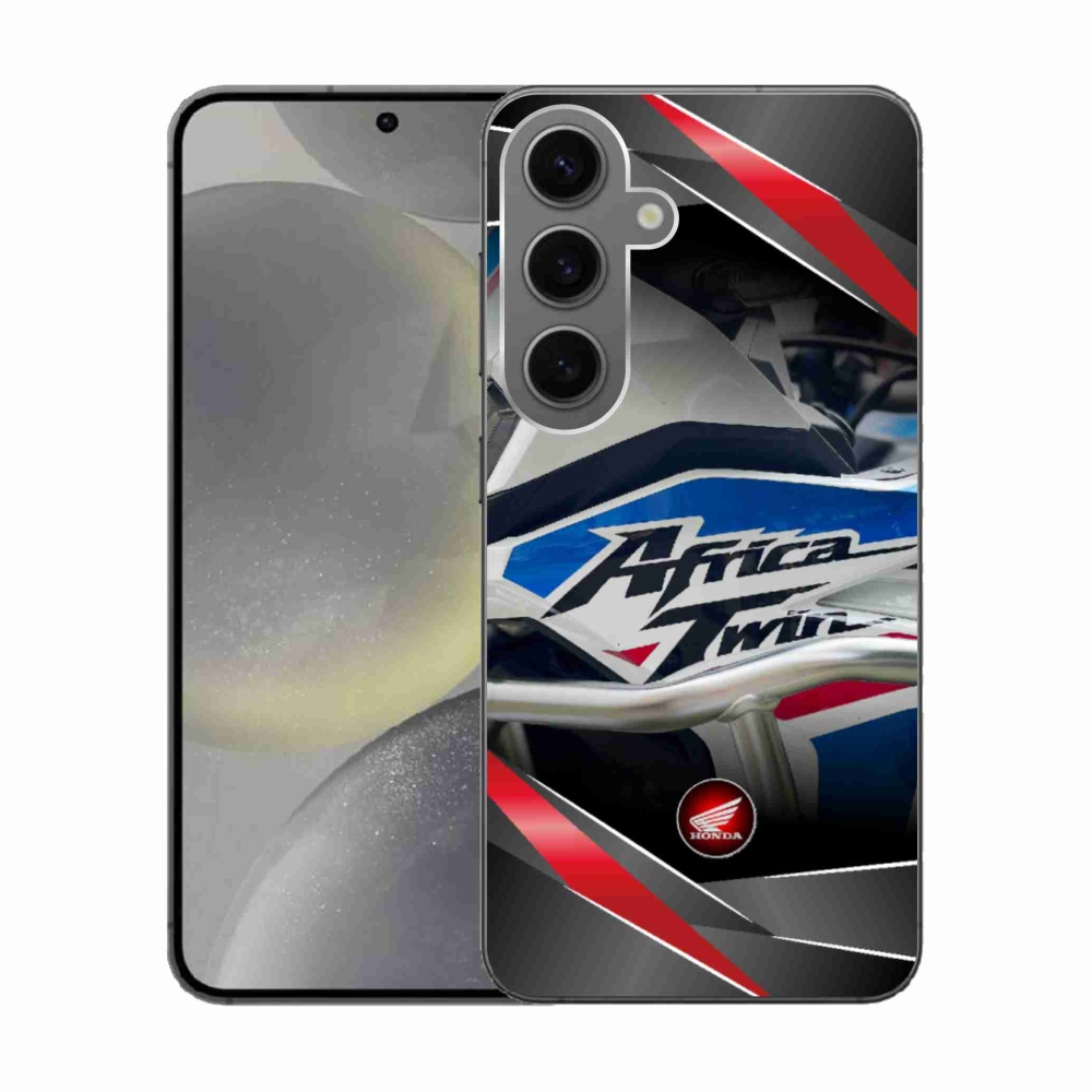 Gelový kryt mmCase na Samsung Galaxy S24 - motorka honda