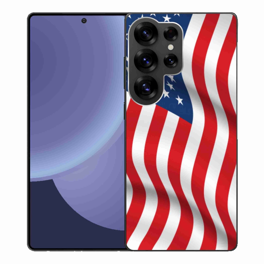 Gelový kryt mmCase na Samsung Galaxy S25 Ultra - USA vlajka
