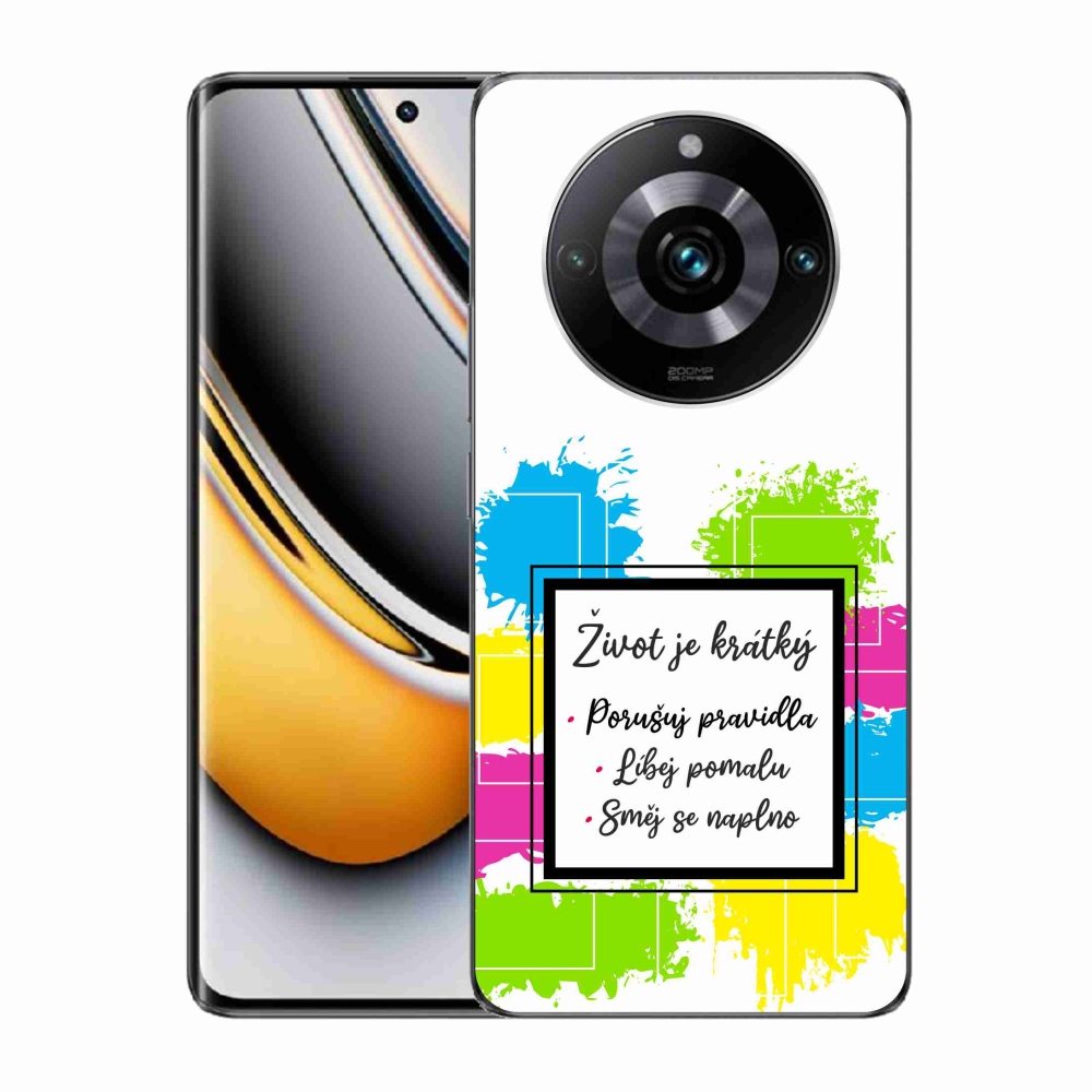 Gelový kryt mmCase na Realme 11 Pro/11 Pro+ - citát 5 bílé pozadí