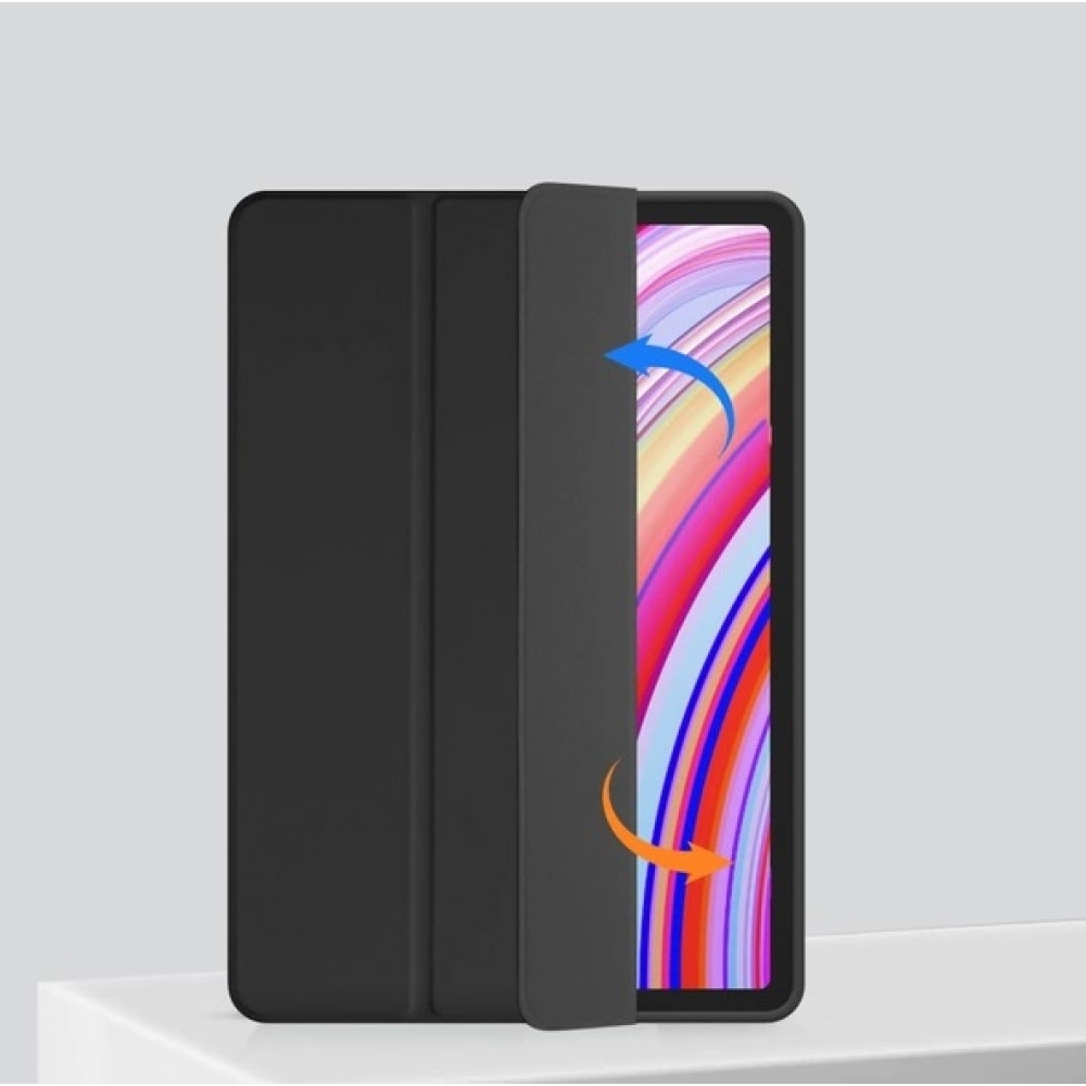Tech chytré zavírací pouzdro na Xiaomi Redmi Pad Pro 4G/5G - černé