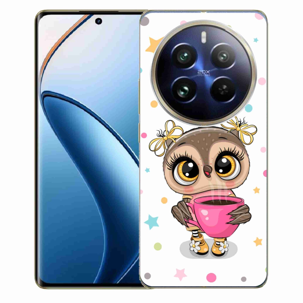 Gelový kryt mmCase na Realme 12 Pro 5G/12 Pro+ 5G - kreslená sovička