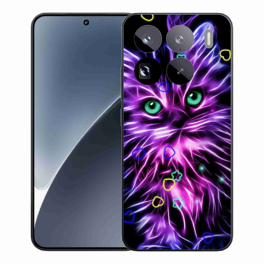 Gelový kryt mmCase na Xiaomi 15 Pro - abstraktní kočka