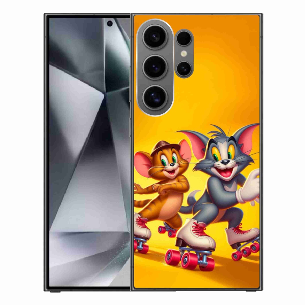 Gelový kryt mmCase na Samsung Galaxy S24 Ultra - tom a jerry