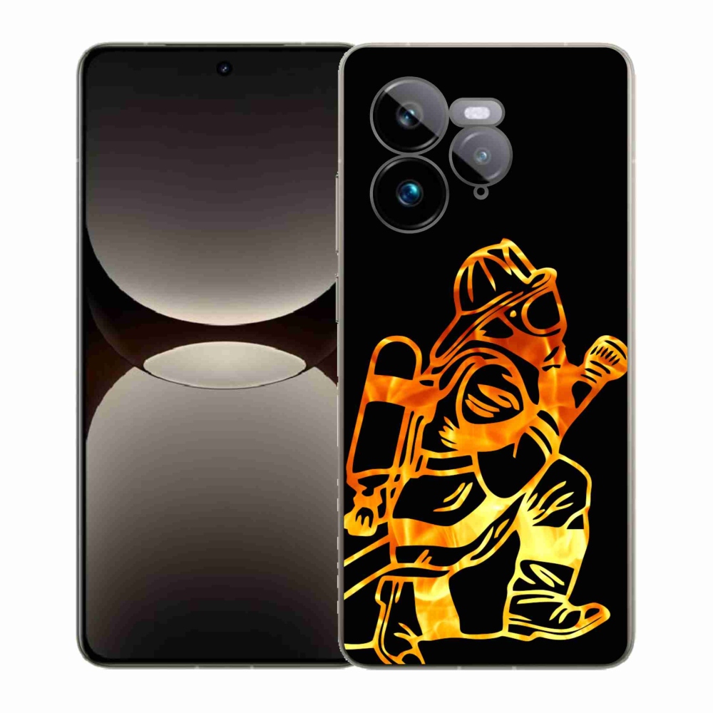 Gelový kryt mmCase na Realme GT 7 Pro 5G - hasič 1
