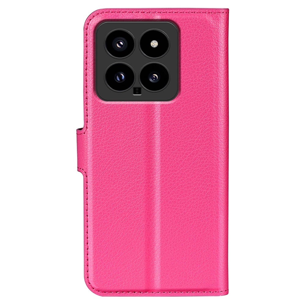 Litchi knížkové pouzdro na Xiaomi 14 - rose