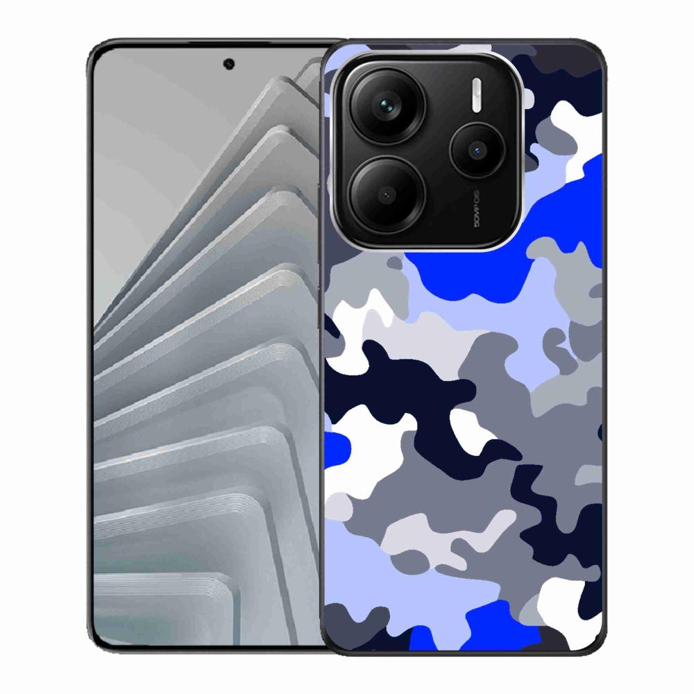 Gelový kryt mmCase na Xiaomi Redmi Note 14 5G - maskáčový vzor 8