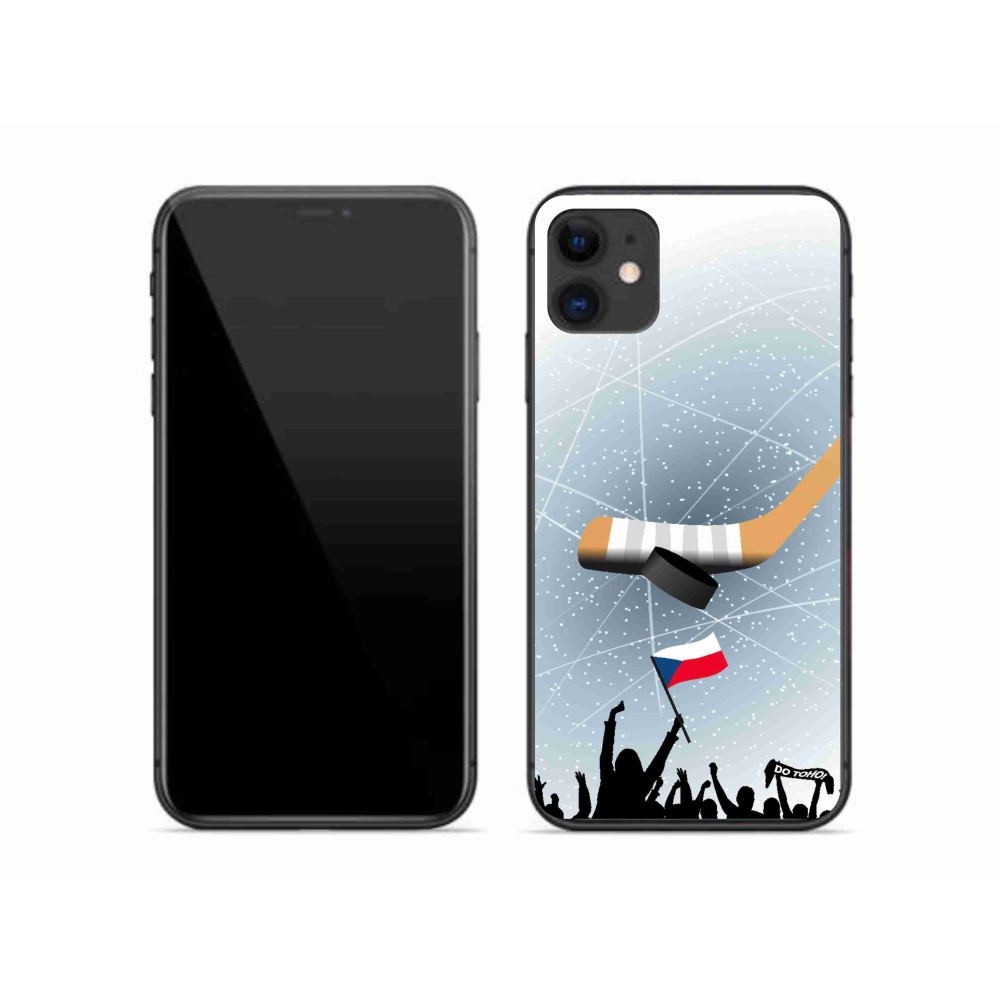 Gelový kryt mmCase na iPhone 11 - fanoušci hokeje