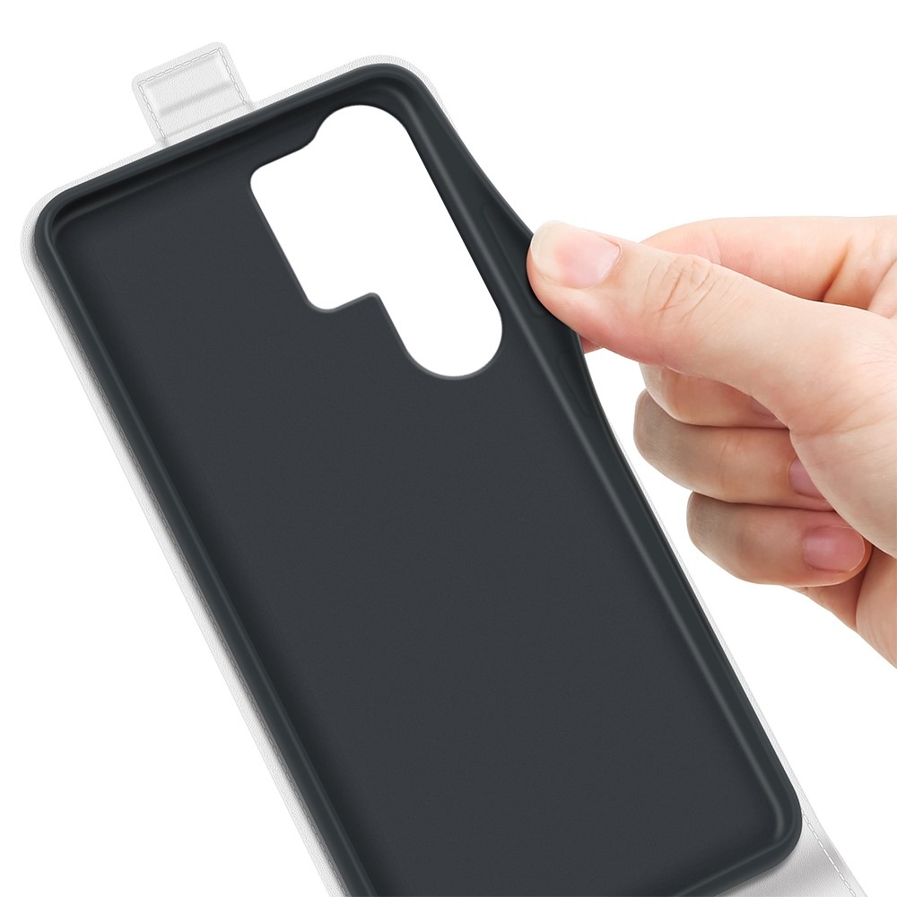 Vertical knížkové pouzdro na Samsung Galaxy S25 Ultra - bílé