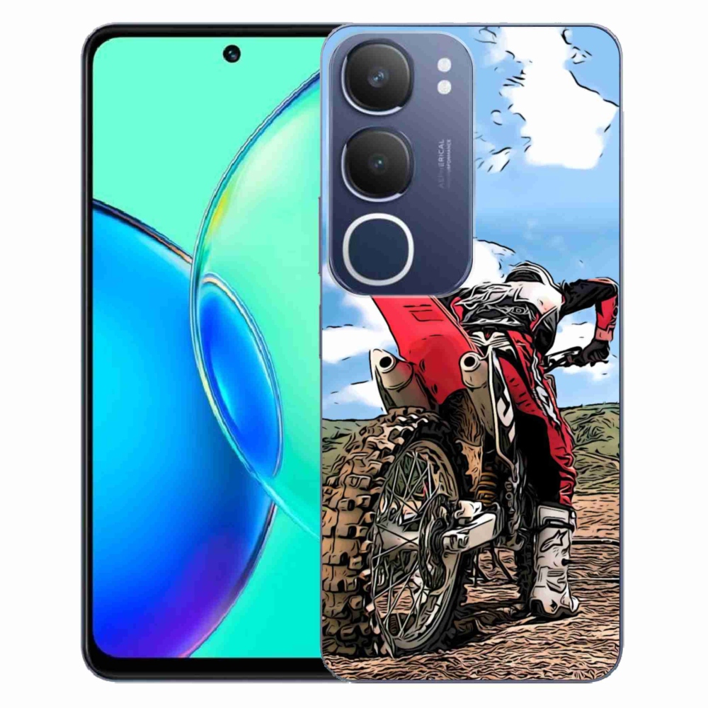 Gelový kryt mmCase na Vivo Y19s - moto