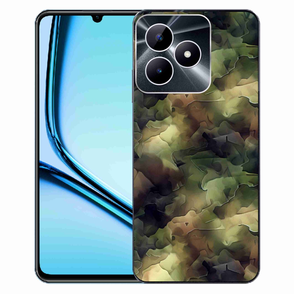 Gelový kryt mmCase na Realme Note 50 - maskáčový vzor 10