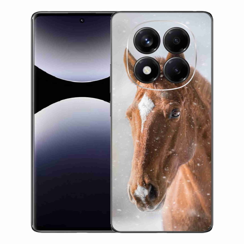 Gelový kryt mmCase na Xiaomi Redmi Note 14 Pro - hnědý kůň 2