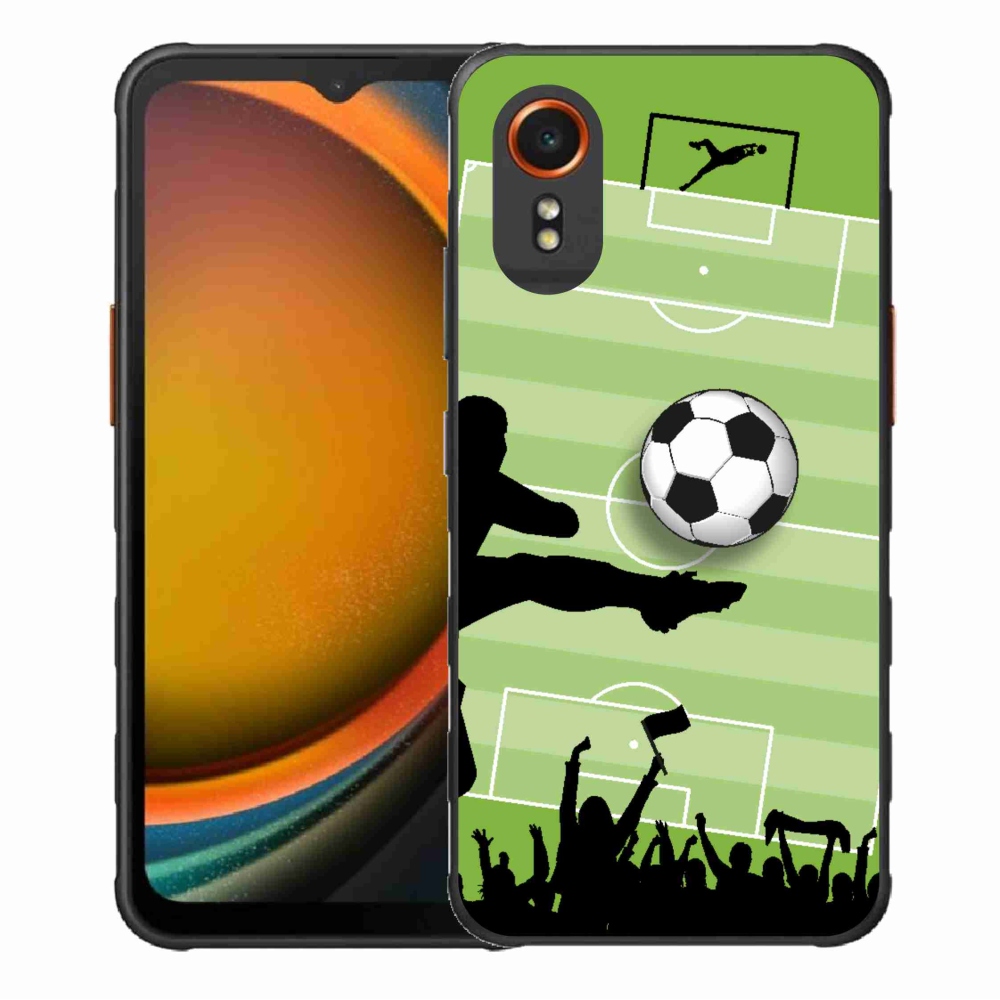 Gelový kryt mmCase na Samsung Galaxy Xcover 7 - fotbal 3