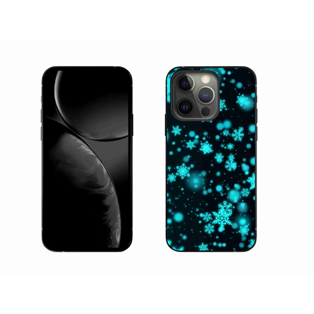 Gelový kryt mmCase na iPhone 13 Pro 6.1 - sněhové vločky 1