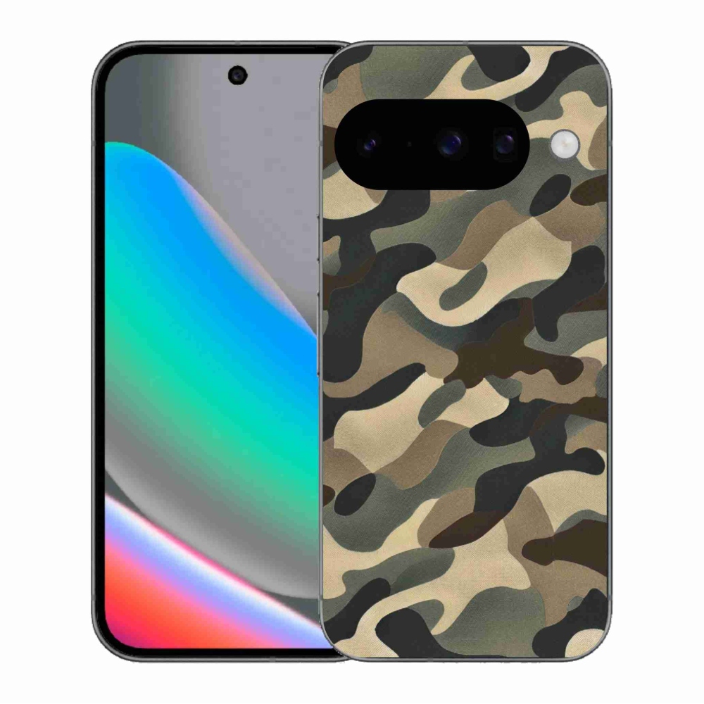 Gelový kryt mmCase na Google Pixel 10 - maskáčový vzor 11