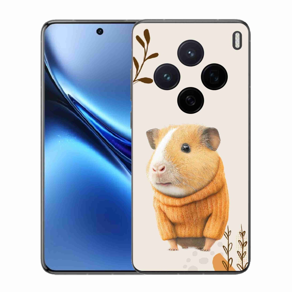 Gelový kryt mmCase na Vivo X200 5G - morče ve svetru