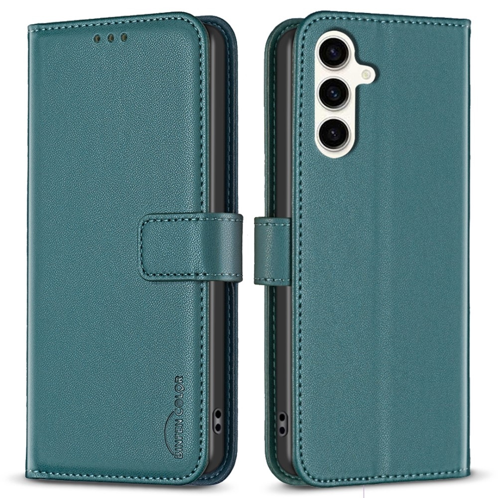 BNF knížkové pouzdro na Samsung Galaxy S23 FE - zelené