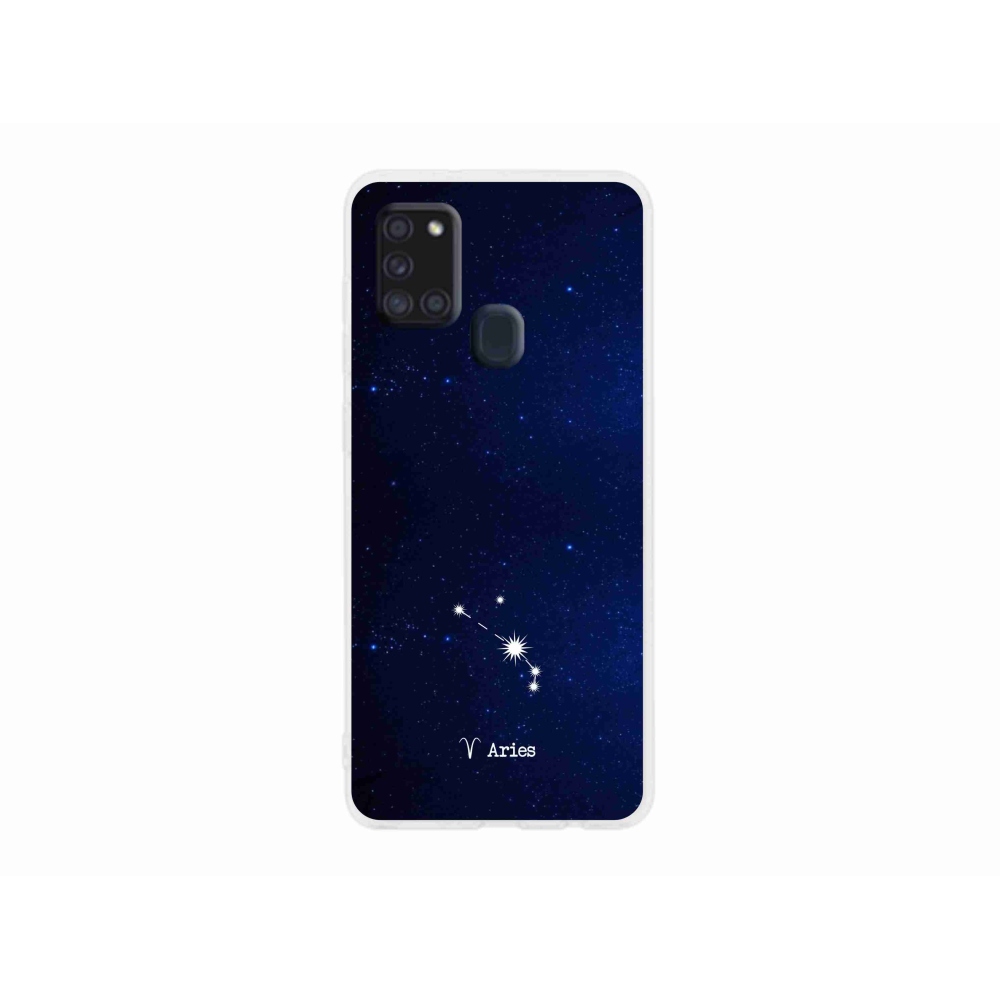 Gelový kryt mmCase na Samsung Galaxy A21s - souhvězdí Berana
