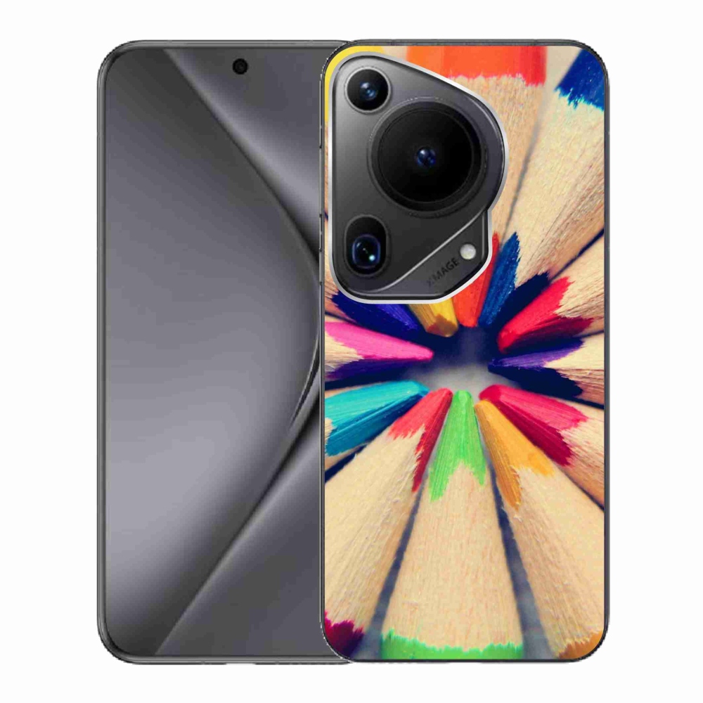 Gelový kryt mmCase na Huawei Pura 70 Ultra - pastelky 