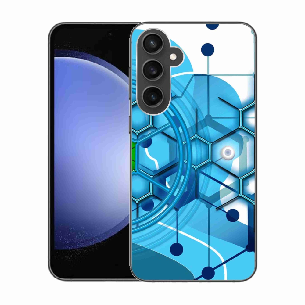 Gelový kryt mmCase na Samsung Galaxy S23 FE - abstraktní vzor 2