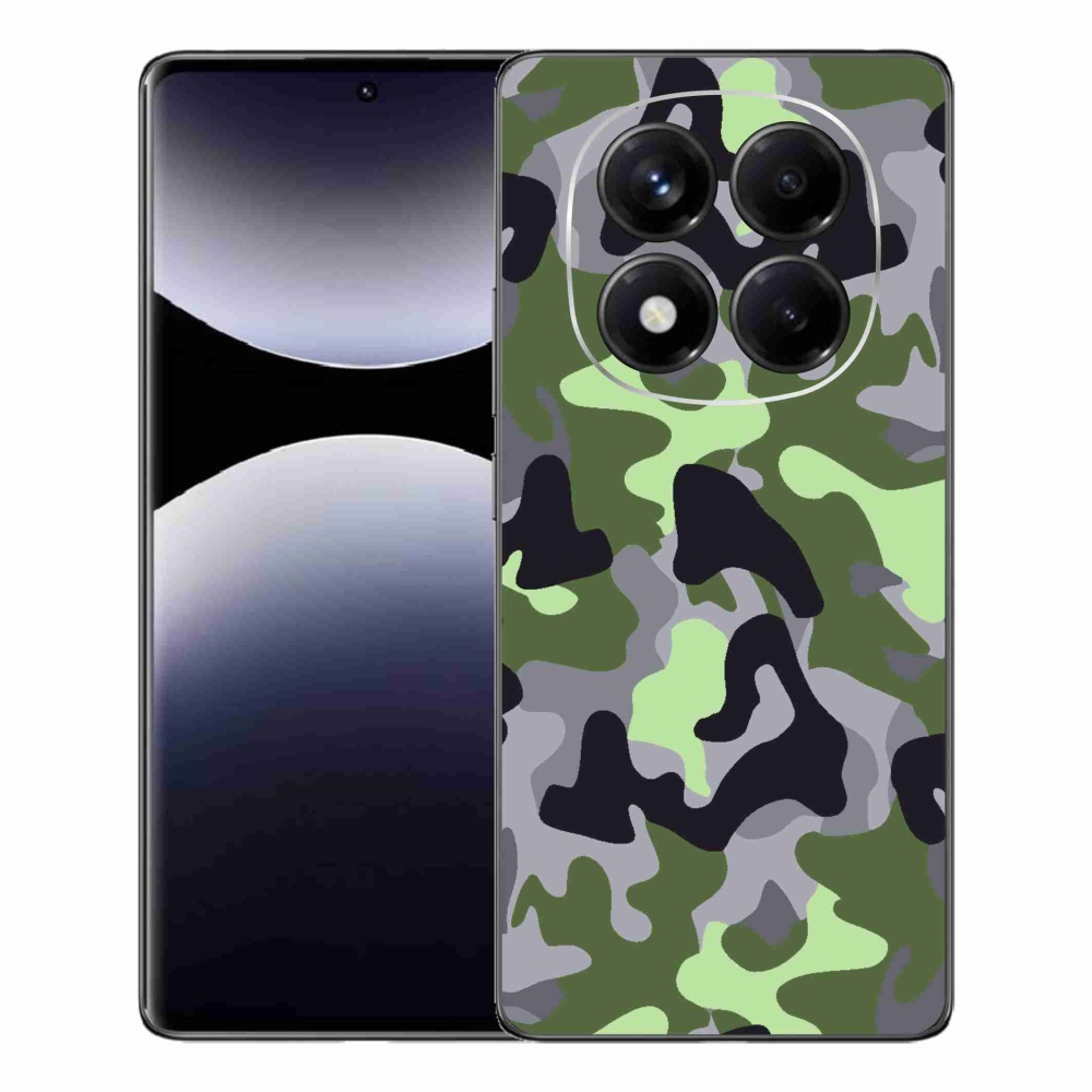 Gelový kryt mmCase na Xiaomi Redmi Note 14 Pro - maskáčový vzor 7