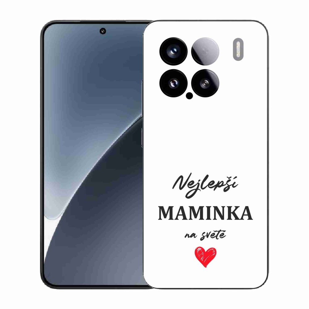 Gelový kryt mmCase na Xiaomi 15 - nejlepší maminka 1 bílé pozadí