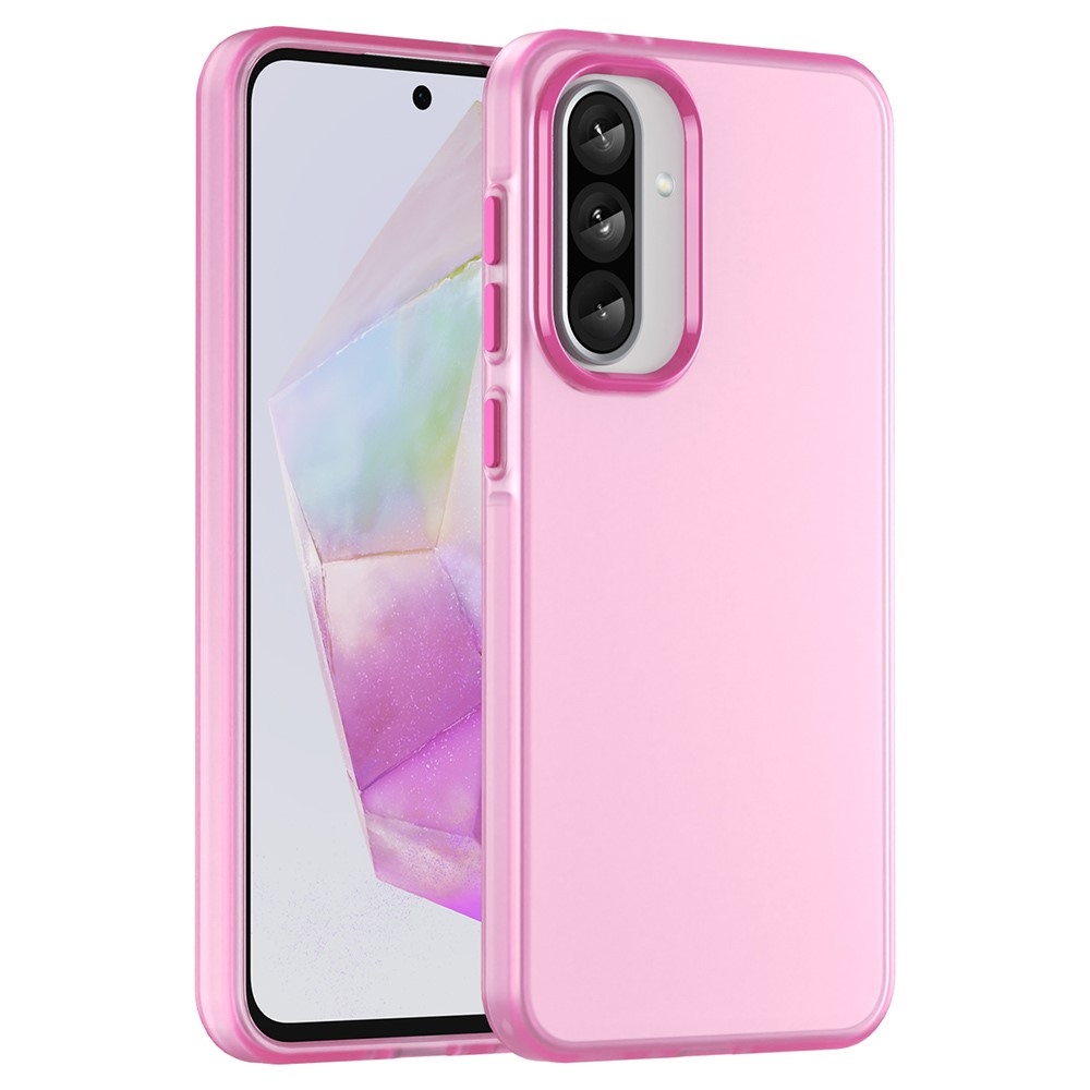 Candys matný gelový obal na Samsung Galaxy A36 5G/A56 5G - rose