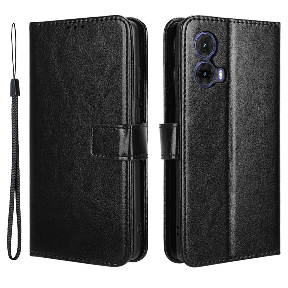 Crazy knížkové pouzdro na Motorola Moto G85 5G - černé